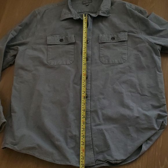 LL Bean Signature Chamois Cloth Shirt 1933 Archive Button Gray Men's SizeXXL 2XL - Picture 3 of 4